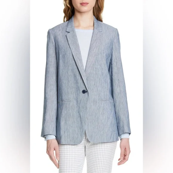 Club Monaco Jackets Coats Club Monaco Hadarahh Linen Blend